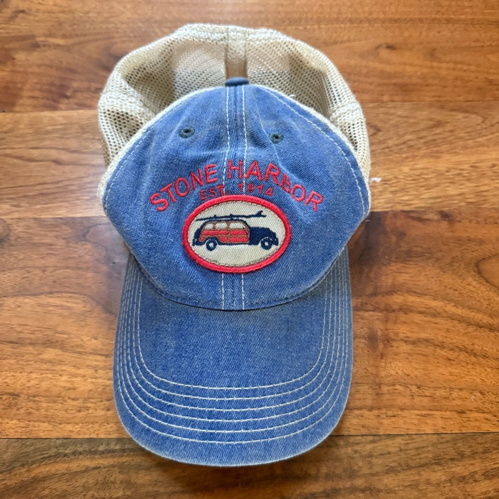 Stone Harbor Youth Distressed Trucker Hat OS